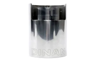 Dinan Double-Walled 4.5" Clamp-On Exhaust Tip (Polished) - 4.5" Outlet, 3.25" Inlet