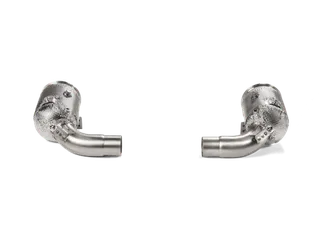 Akrapovic SS Link Pipe Set W/ Catalytic Converter For 992 Porsche 911 Carrera