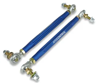 aFe CONTROL Front Adjustable End Link Set Blue For BMW - 442-502001FL