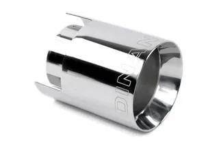 Dinan Double-Walled 4.5" Clamp-On Exhaust Tip (Polished) -  4.5" Outlet, 3.25" Inlet