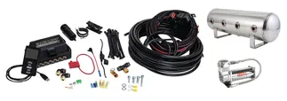 Air Lift 3P - (1/4 Air Line 2.5 Gal Polished Aluminum Tank VIAIR 444C Comp)