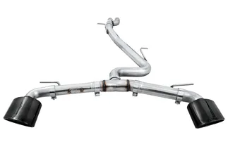 AWE Track Edition Exhaust for Audi 8S TT RS - Diamond Black RS-style Tips