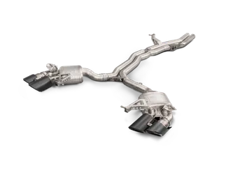 Akrapovic Titanium Evolution Line Cat Back For Porsche Macan (95B) - Titanium Tips
