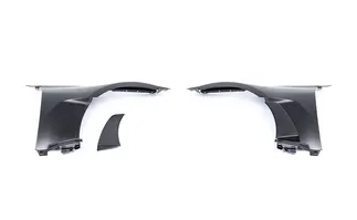 Alpha-N Carbon Front Fender Set For G87 BMW M2 - V2 w/Blades