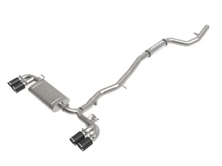 aFe MACH Force-Xp 3 IN to 2-1/2 IN SS Cat-Back Exhaust Carbon For BMW - 49-36352-C
