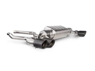 Akrapovic Titanium Evolution Line & Link Pipes For G22 BMW M440i - Carbon Tips