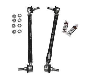 034 Billet Adjustable Front Sway Bar End Links For BMW E8X & E9X (Non-M)