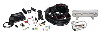 Air Lift 3P - (3/8 Air Line 2.5 Gal Raw Aluminum Tank VIAIR 444C Comp)
