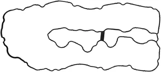 Victor Reinz Left Engine Valve Cover Gasket - 11127566289