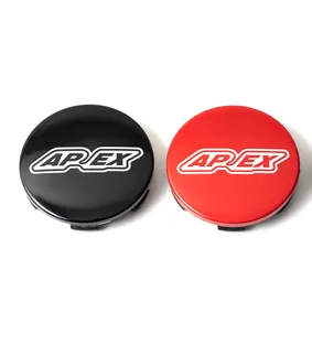 Apex Porsche 5x130mm Wheel Center Cap - Gloss Red