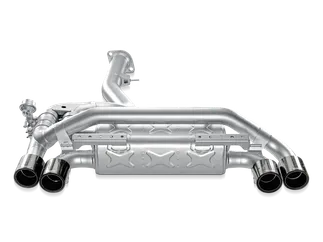 Akrapovic Titanium Slip-On Line For E82 BMW 1 Series M Coupe - Carbon Tips