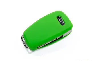 USP Silicone Key Fob Jelly Green For Audi Models