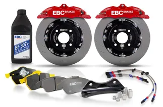 EBC 330mm Front Big Brake Kit For 8V Audi A3 1.8T - Red Apollo 4 Calipers