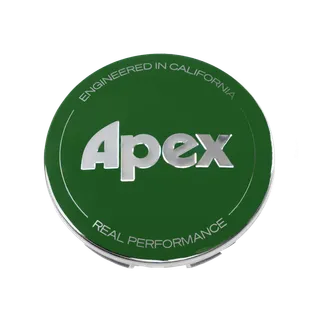 Apex Gloss Wheel Center Cap - New Logo - Green (862)