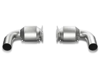 Akrapovic Titanium Link Pipe Set W/ Cat For 997 Porsche 911 Turbo/Turbo S