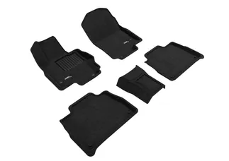 3D MAXpider Elegant Floormats For 20-22 Mercedes GLE 5-Seat SUV (W167) - Black