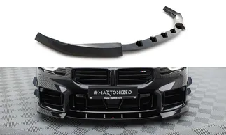 Maxton Design Front Splitter For G87 BMW M2 - Gloss Black