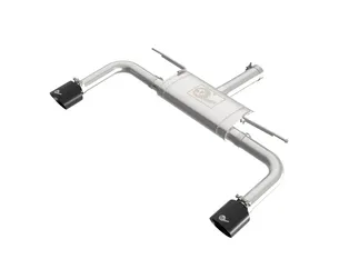aFe SS MACHForce XP Axle-Back Exhaust W/Black Tips For BMW - 49-36355-B