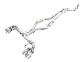AWE Track Exhaust for G2X M340i / M440i - Chrome Silver Tips