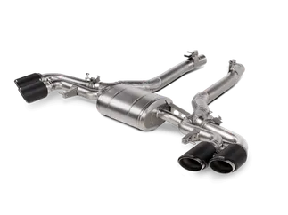 Akrapovic Slip-On Line Exhaust with CF Titanium Tips For 20-23 BMW X5M (F95)/X6M (F96