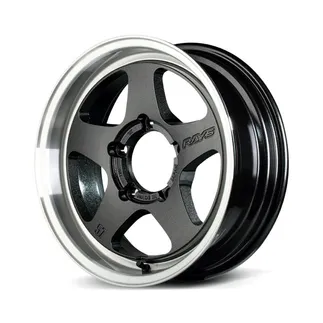 Gram Lights 57FR-X Wheel 16x7.0 ET-6 (5x139.7) - Glass Black/Rim DC