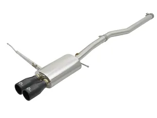aFe 304 SS MACHForce XP Cat-Back Exhaust W/Black Tips For Mini - 49-36331-B