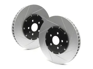 Neuspeed Front 357mm Slotted 2-Piece Floating Brake Rotors For VW MK8 Golf R / 8Y S3