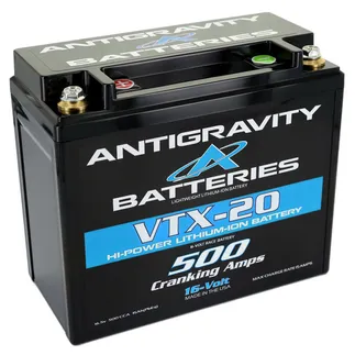 Antigravity Special Voltage YTX12 Case 16V Lithium Battery-Lft Side Ngtv.Terminal