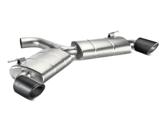 Akrapovic Titanium Slip-On Line Exhaust For VW MK7 GTI - Carbon Tips