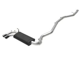 aFe MACH Force-XP 2-1/2 IN 304 SS Cat-Back Exhaust w/ Black Tips For BMW - 49-36345-B
