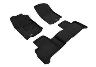 3D MAXpider Elegant Floormats For 16-19 Mercedes GLE SUV/Coupe AMG GLE63 - Black