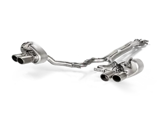 Akrapovic Titanium Evolution Line Cat Back For Porsche Panamera Turbo - (Req. Tips)