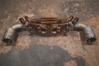 Valvetronic Valved Exhaust System For Porsche 992 Carrera/Turbo - Titanium