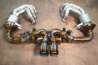 Valvetronic Valved Sport Exhaust System For Porsche 992 GT3 - Titanium