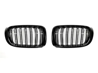 AutoTecknic Replacement Dual-Slats Front Grilles For BMW F25 X3/F26 X4