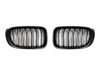 AutoTecknic Replacement Dual-Slats Front Grilles For BMW F25 X3/F26 X4