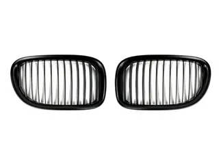 AutoTecknic Replacement Stealth Black Front Grilles For BMW F01/F02 7-Series LCI