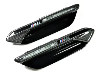 AutoTecknic Vacuumed Carbon Fiber Fender Trim Cover For BMW F06 / F12 / F13 M6