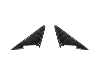 AutoTecknic Dry Carbon Side Mirror Wind Deflector Set For BMW G87 M2