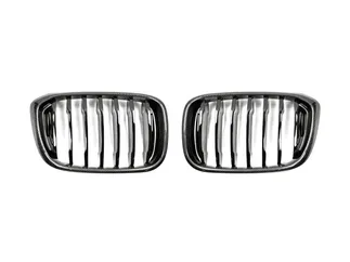 AutoTecknic Replacement Carbon Fiber Front Grilles For BMW G0X X3/X4 Pre-LCI (18-21)