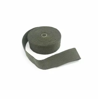 OBP 2" X 50ft Exhaust Titanium Natural Heat Wrap - 1150°c