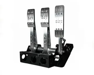 OBP Track-Pro V2 Floor Mounted 3 Pedal System, Angled Cradle Box