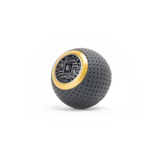 BFI GS2 Universal Threaded Normal Weight Shift Knob - Air Leather - Black Anodized