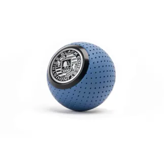 BFI GS2 Universal Threaded Heavy Weight Shift Knob - Air Leather - Black Anodized
