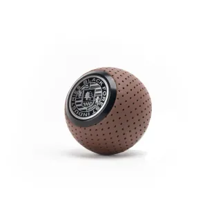 BFI GS2 Universal Threaded Heavy Weight Shift Knob - Air Leather - Black Anodized