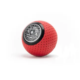 BFI GS2 Universal Threaded Heavy Weight Shift Knob - Air Leather - Black Anodized