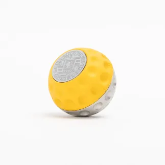 BFI GSB Universal Threaded Heavy Weight Shift Knob - Napa Leather - Clear Anodized