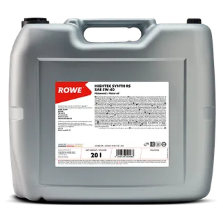ROWE Hightec SYNTH RS SAE 5W-40 Motor Oil - 20001-0200-99 - 20 Liter