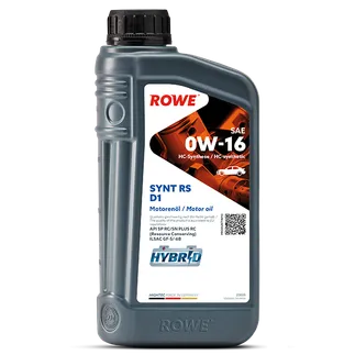 ROWE Hightec SYNT RS D1 SAE 0W-16 Motor Oil - 20005-0010-99 - 1 Liter