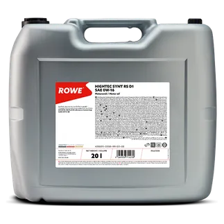 ROWE Hightec SYNT RS D1 SAE 0W-16 Motor Oil - 20005-0200-99 - 20 Liter